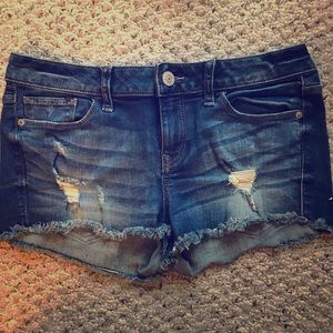 Women’s Express distressed Jean Shorts
